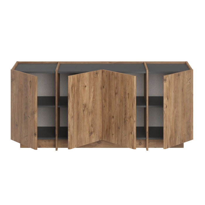Nordure Consola Dorma - Atlantic Pine, Anthracite